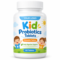 Formule personnalisée OEM/ODM, 2 milliards de CFU, probiotiques pour enfants, comprimés de probiotiques, complément alimentaire pour la santé intestinale des enfants