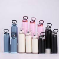 Nouvelle tasse thermique portable en acier inoxydable 304, grande capacité, design créatif inspiré de Macalone, utilisation en extérieur, en déplacement