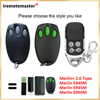 Pour Merlin 2.0 e960m télécommande de garage e960 e945 e950 ouvre-porte de garage remplacement code roulant à distance 433.92 mhz
