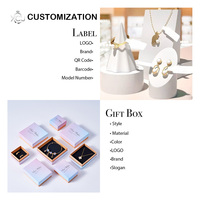 Ensemble de bijoux en acier inoxydable plaqué or 18 carats avec zircon pour femmes, ensembles de bijoux tendance, boucles d'oreilles, collier, bracelet, vente en gros