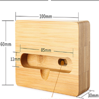Amplificateur de son pour téléphone portable en bambou, idée cadeau, support de téléphone portable en bois, amplificateur de son pour téléphone portable