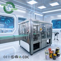 Machine de remplissage et de scellage automatique de canettes en aluminium Certified-Pro 6000CPH, certification CE ISO pour canettes de 0 à 500 ml
