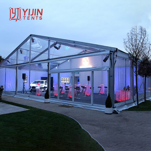 Tente de réception extérieure transparente en PVC robuste pour mariages et événements, grandes tentes pour fêtes avec plancher - Product Image 4