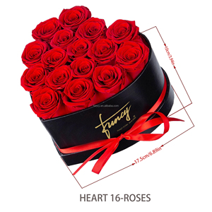 Valentine <span class=keywords><strong>Rosas</strong></span> Eternas Herzbox, Arreglo Floral de <span class=keywords><strong>Rosas</strong></span> Reales en Caja de Regalo, <span class=keywords><strong>Rosas</strong></span> Preservadas <span class=keywords><strong>Estabilizadas</strong></span>, Infinitas, Eternas - Product Image 6