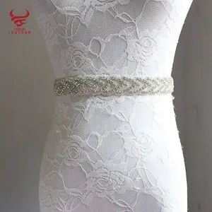 Wedding Belts White Bridal Sash For Wedding Dresses Bridal Rhinestones Belt