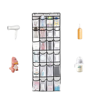 24 Pockets Over the Door Shoe Organizer Hanging Shoe Organizer for Door with 24 Pockets <b>Large</b> Capacity Shoe Hanging Storage Bags - Product Image 5