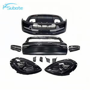 Modification de voiture 2014-2018, mise à niveau 95B, pare-chocs avant, pare-chocs arrière, feux arrière, phares LED, kit carrosserie pour Macan - Product Image 5