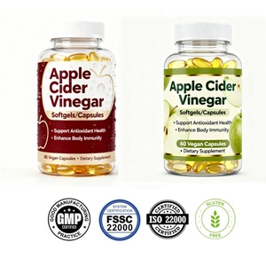 Gélules de Vinaigre de Cidre de Pomme Bio OEM ODM – Complément Naturel pour le Métabolisme et le Bien-être – Vente en Gros - Product Image 3