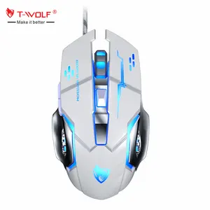 2024 meilleures ventes nouvelle souris de jeu filaire ergonomique 6400DPI souris optique d'ordinateur pour PC Gamer