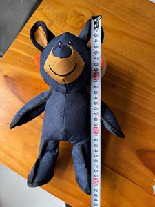 Juguete de Peluche Ecológico de Lujo para Perros, Juguete Interactivo Resistente con <span class=keywords><strong>Sonido</strong></span> de Oso Mendigo, Hecho de Lino Duradero, Entrega Rápida - Product Image 6