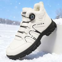 Bottes de neige décontractées et chaudes à tige haute, taille plus, neutres, pour l'hiver, avec semelle intermédiaire en EVA, pour le commerce international