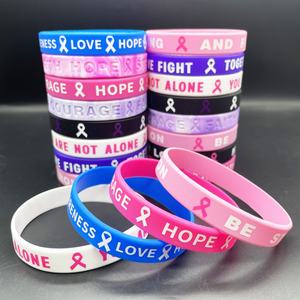 Hot Sale Custom Blue Waterproof Silicone Wristbands Personalized <b>Inspirational</b> Quotes for Birthday & Wedding - Product Image 2