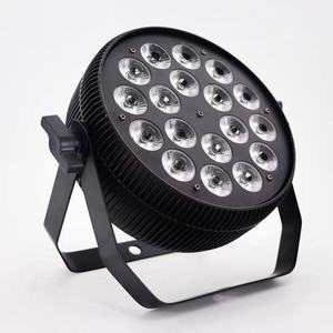 <span class=keywords><strong>Mini</strong></span> projecteur <span class=keywords><strong>LED</strong></span> plat 18x10W RGBWA UV 4-en-1 5-en-1 6-en-1 DMX512 pour éclairage de scène, mariage, événement, église - Product Image 4