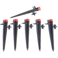 Barboteur d'eau réglable avec Spiker Connect avec tuyau 5/3 ou tuyau Dn6 Pe pour irrigation goutte à goutte
