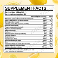 Poudres de fruits mélangées multivitaminées personnalisées, suppléments vitaminiques, électrolytes, poudre pré-entraînement