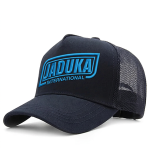 Gorra de béisbol de camionero de malla de poliéster y algodón de alta calidad, etiqueta bordada cómoda, ventas directas de fábrica, personalizable personalizado - Product Image 1