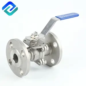 custom wholesale 1000 wog cf8m stainless steel valve 2 1/2 inch Stainless Steel Flanged Ball Valve dn 65 pn 63 manufacturer