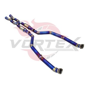 ท่อไอเสีย Vortex Ultra Lightweight Titanium Midpipe X-Pipe สำหรับ BMW M3 E90 E92 E93 4.0L V8 S65 ปี 2007-2013 รุ่นเพิ่มสมรรถนะสำหรับการแข่งขัน - Product Image 4