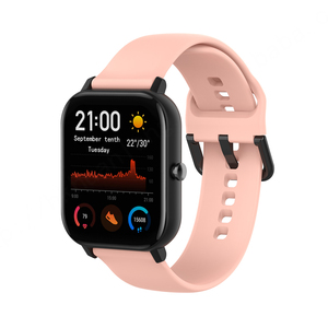 สายนาฬิกาข้อมือซิลิโคนแนวสปอร์ตสำหรับ Xiaomi huami amazfit gts/gtr 42mm /bip Lite สายนาฬิกาข้อมืออัจฉริยะสีสันสดใส - Product Image 6