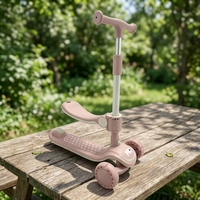 Trottinette 3-en-1 pour enfants, pliable, avec capote, certifiée CE, réglable, pour tout-petits, directement de l'usine