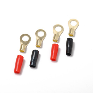 8Ga Ring <b>Terminals</b> Brass 27Mm 8.5Mm 5.3Mm For Wiring Connection - Product Image 2