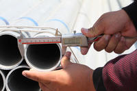 Tubo de Acero Galvanizado para Cerca de Alambre, Calibre 20, 20 y 24 Pies de Largo, Calibre 16