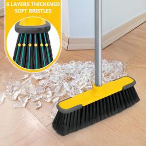 Brosse de cuisine Brosse de nettoyage de carreaux de céramique de salle de bain Balai de lavage de sol extérieur - Product Image 4