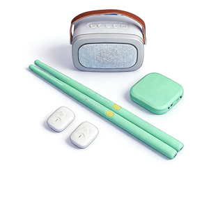 <span class=keywords><strong>Batterie</strong></span> <span class=keywords><strong>acoustique</strong></span> silencieuse alternative, fabriquée en usine, <span class=keywords><strong>batterie</strong></span> électronique musicale avec prise casque pour la pratique privée - Product Image 5