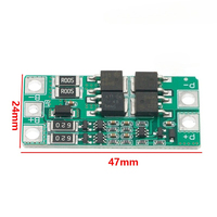 Carte BMS de batterie LiFePO4 2S 10A avec équilibrage de charge et de décharge et protection de circuit 7.4V