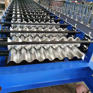 Цинковая гофрированная Плитка Кровельная стальная листовая прокатная машина для строительного материала - Product Image 5