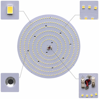 Panneau LED haute puissance 300W, 378 LED SMD 3030, 9 séries 42 parallèles, PCB rond pour éclairage UFO High Bay