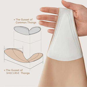 Tanga Deportiva Sin Costuras para Mujer, Ropa Interior de Yoga Invisible, Anti-Camel Toe, Transpirable, con Almohadilla de Algodón - Product Image 4