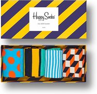Coffrets cadeaux créatifs multicolores personnalisés KTS401 OEM chaussettes amusantes fantaisie en coton fou Happy Food/Fruit/Animal/Géométrique pour hommes