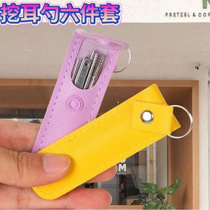 6 Piece Stainless Steel <b>Ear</b> Pick Set With Portable Case For <b>Ear</b> Cleaning Supplies - Product Image 5
