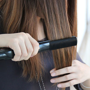 Offre Spéciale professionnel Titaniums fer plat <span class=keywords><strong>Plancha</strong></span> De Cabello professionnel personnalisé Salon fer à lisser revêtement ionique négatif - Product Image 4