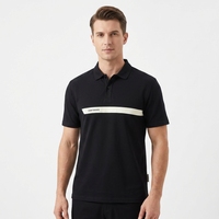 Kaos Pria Klasik Musim Panas Polos Sporty Bernapas Cepat Kering Rajutan Polos Regular Fit Lengan Pendek Bergaya Serbaguna