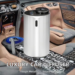 2000mAh Luxury Aluminum Touch Control Car Scent Diffuser Rechargeable Silent Timer for Home or Hotel Waterless Metal Material - Product Image 2