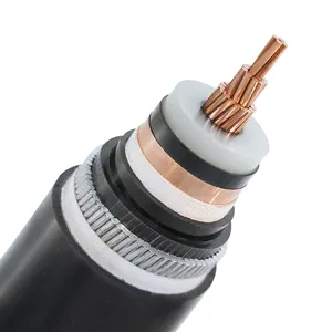 Condutor de cobre 69 kV 11kv 1 núcleo XLPE/PE único núcleo 400mm 500mm 630mm 800mm 1000mm2 cabo de alimentação CE