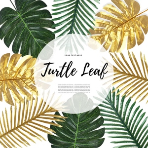 <span class=keywords><strong>Monstera</strong></span> plantes artificielles en plastique palmier tropical feuilles accessoires de décoration extérieure grandes fausses feuilles de palmier - Product Image 6