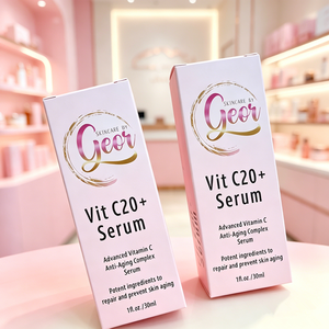 Custom Logo Printed Cosmetic Paper Box Pink Folding Packaging Box Vitamin C Serum Skincare Essence Bottle Packaging <b>Boxes</b> - Product Image 4