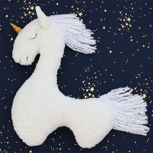 MXRPROPS recién nacido fotografía almohada Caballo Blanco unicornio felpa almohada accesorios para fotografía de bebé - Product Image 2