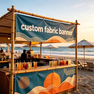 Fondo de Fotografía de Tela de Poliéster, Pancarta Personalizada Impresa Digitalmente a Todo Color, Impermeable, Duradera, Colgante con Borde Sin Costuras - Product Image 1