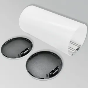 Profilé en aluminium LED de forme ronde suspendue de 100mm de diamètre pour éclairage led