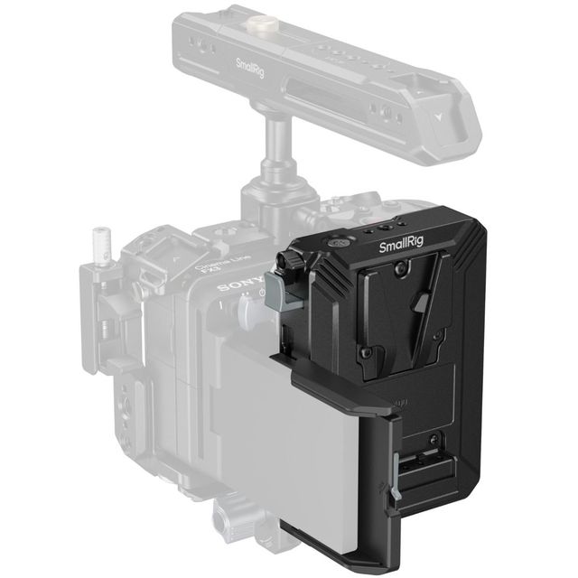5228 V-Mount Battery Mount Plate for DSLR & Mirrorless Camera, D-Tap & USB-C Ports, LCD Screen Protector, 1/4"-20 Mount