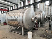 Réservoir à bière brillant en acier inoxydable de 1000L, 2000L, 3000L, 5000L pour le stockage de la bière