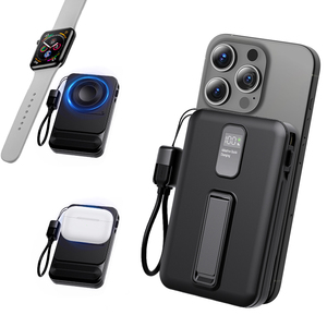Chargeur portable sans fil USB-C Kitway CDB-139-1W 20W 10000mAh, charge rapide, matériau ABS, support universel, magnétique - Product Image 2
