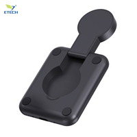 Chargeur sans fil pliable 3-en-1 ETECH 2025 Premium avec port Type-C, charge rapide Qi2 15W, matériau ABS, moule privé, compatible iOS/Android