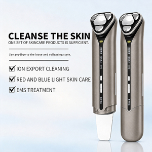 2-in-1 Facial Skin Care Device Custom Logo Available Ion Deep Cleansing High Frequency Vibration <b>Massage</b> Beauty Instrument - Product Image 4