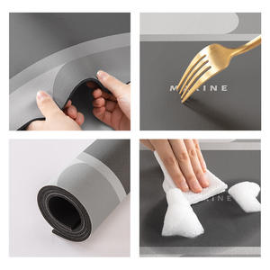 Alfombra de baño rectangular de tierra diatomeas, antideslizante y absorbente, para baño, diseño minimalista - Product Image 1