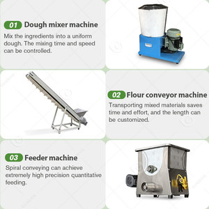 Máquina Extrusora Compacta de Doble Línea para Producción de Snacks de Pasta Fagottini Estilo Italiano, Molde para Alimentos, Precio Económico - Product Image 4